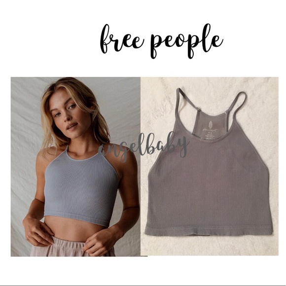 Free People Happiness Runs Crop in Grey! - Picture 4 of 12